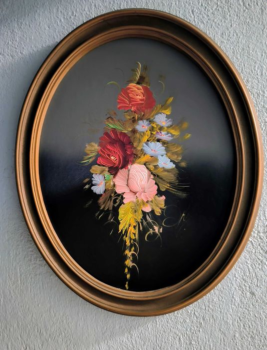Quadro Oval a òleo