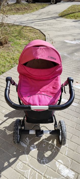Wózek BabyActive Elipso 3w1 gondola spacerówka fotelik pompowane koła