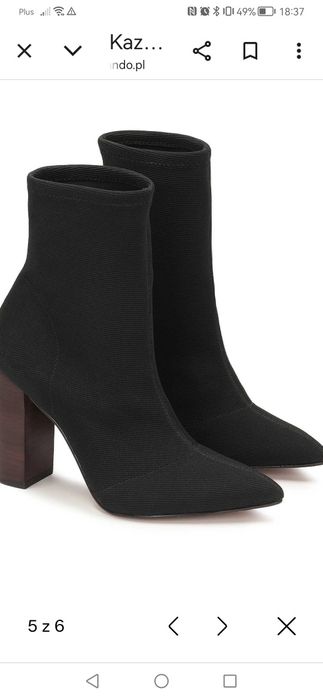 Kazar botki rozm. 38 na słupku