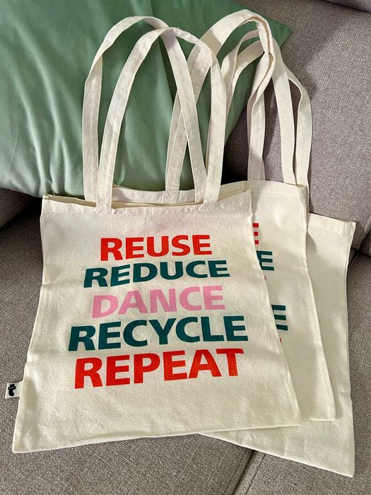 Tote bag Reuse Reduce Recycle