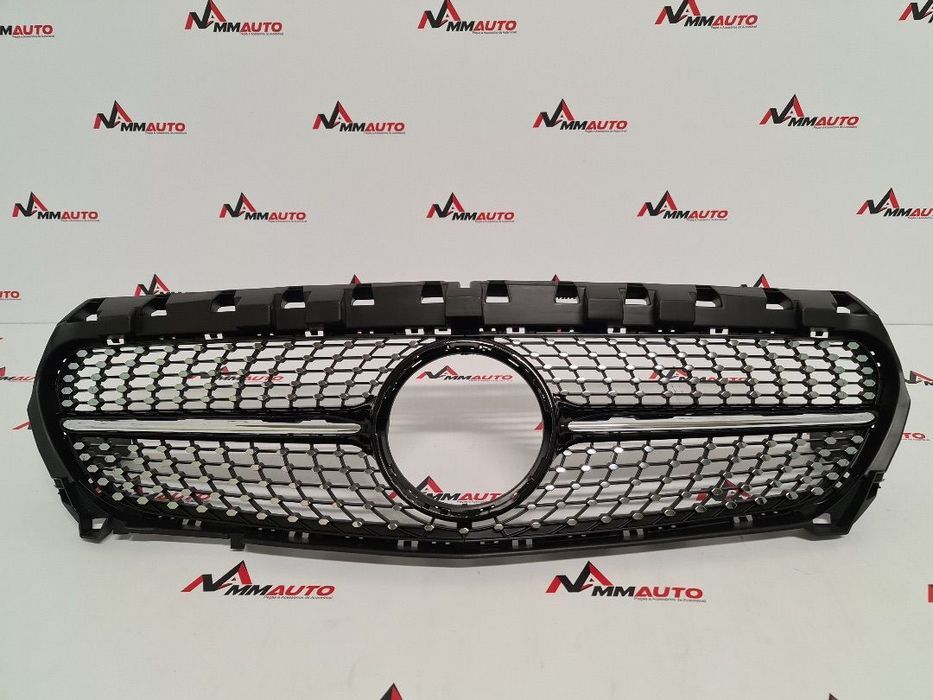 Grelha Frontal Mercedes CLA W117 Diamond Black