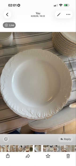 Serviço de mesa em Porcelana Alemã “Bavarian Porzellan Erika”