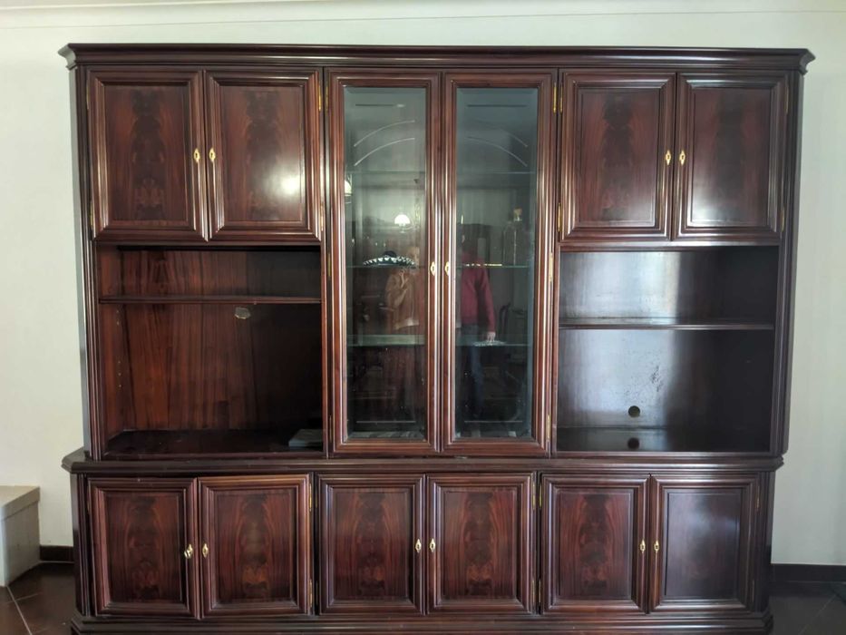 Móvel de Sala em Madeira Maciça (Modular)