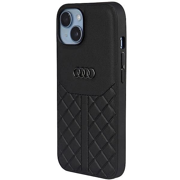 Etui Audi Genuine Leather na iPhone 14 - czarne