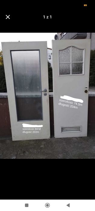 Sprzedam drzwi używane