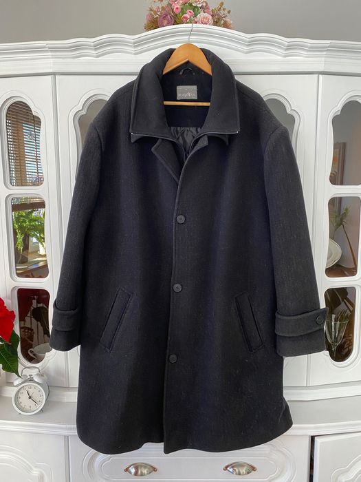 Wełniany płaszcz męski 5XL