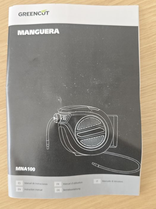 Mangueira retráctil ar comprimido para oficina (nova)