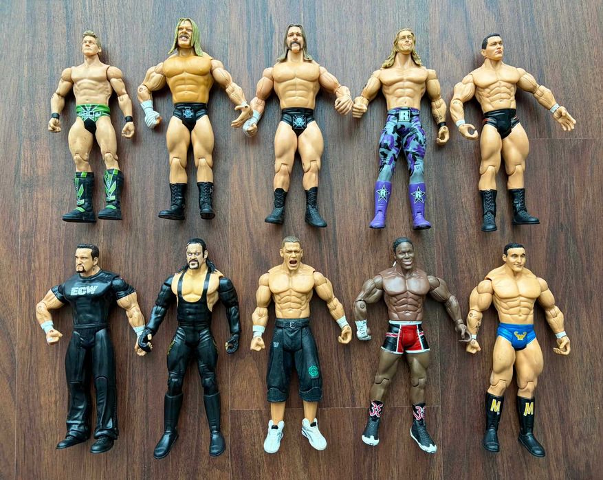 wwe ringue wrestling figuras masters universe cintos campeao bonecos mattel
