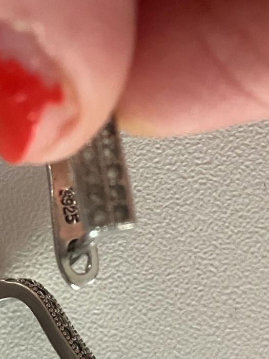 Nowe srebrne 925 PIĘKNE kolczyki