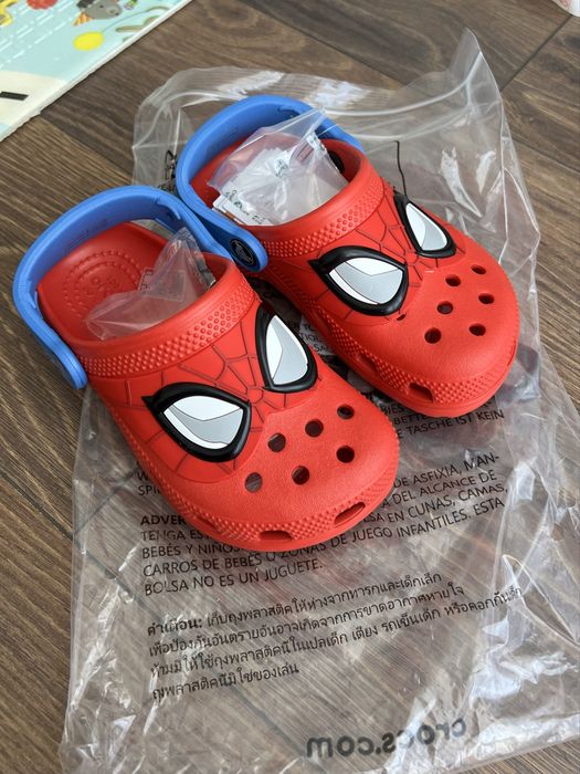 Дитячі крокси Crocs C12 J1 Spider man 18,5 см спайдермен 29 р сабо