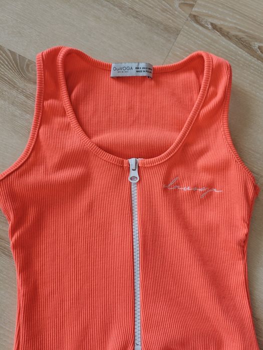 Neonowe body Ola Voga S z zamkiem