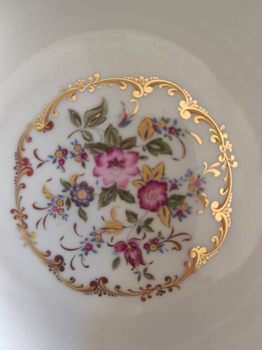 Serviço de porcelana de sobremesa Limoges