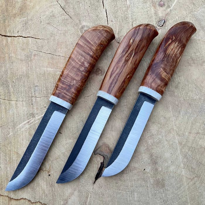 Ножи финские финка "NOVA", карельская береза, N690