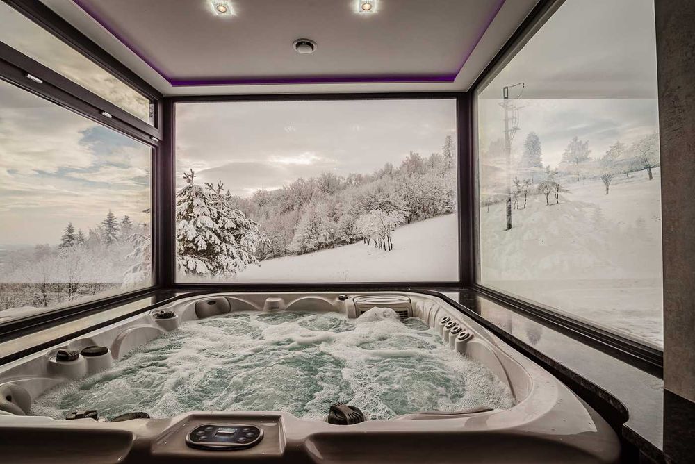 Dom na wynajem, 16 osób sauna, jacuzzi, basen, Krosna92