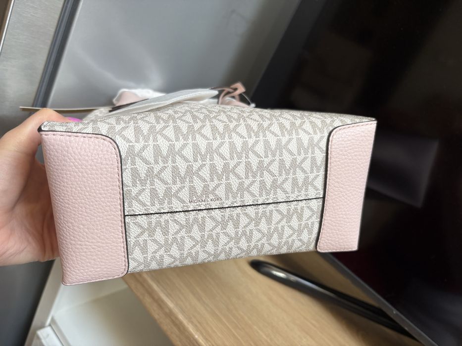 Oryginalna nowa torebka Michael Kors Mercer vanilla pudrowy róż