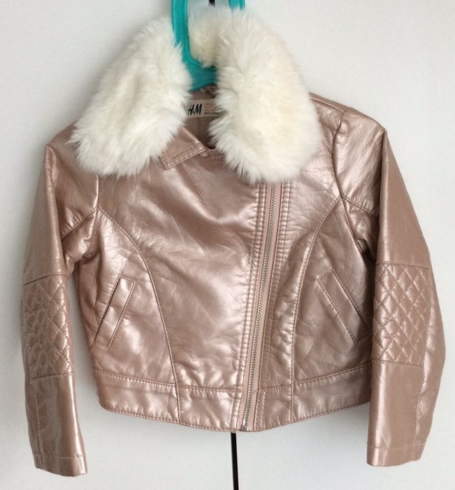 Kurtka ramoneska eko-skóra H&M 92