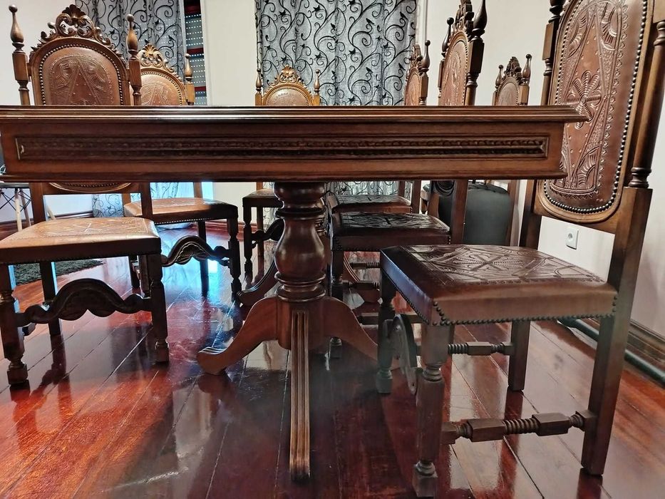 Conjunto de Sala em Madeira