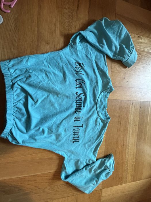 Bluza turkusowa sliczna polecam 140 cm
