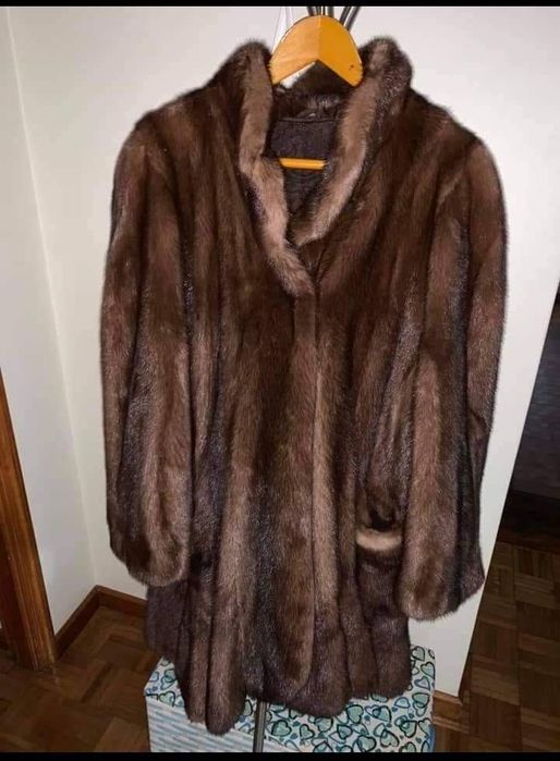 Casaco de visone maschio demi buff