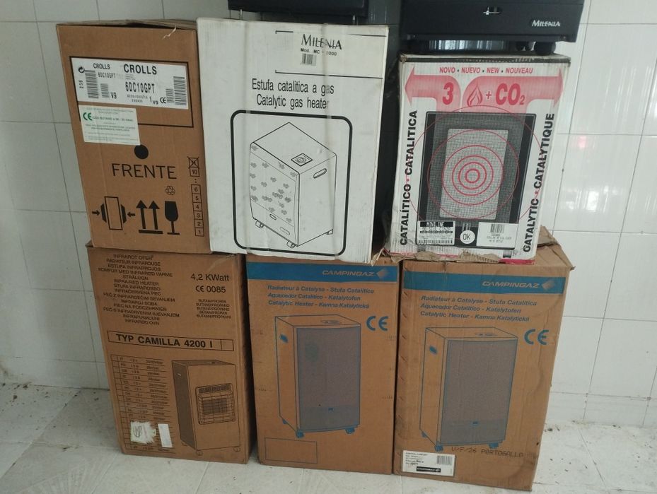 Aquecedor catalítico a gás