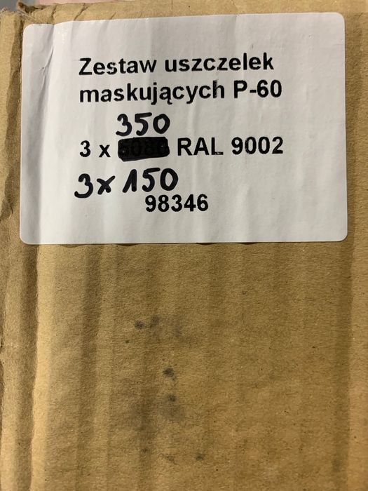 Uszczelki maskujące do bramy garażowej Wiśniowski