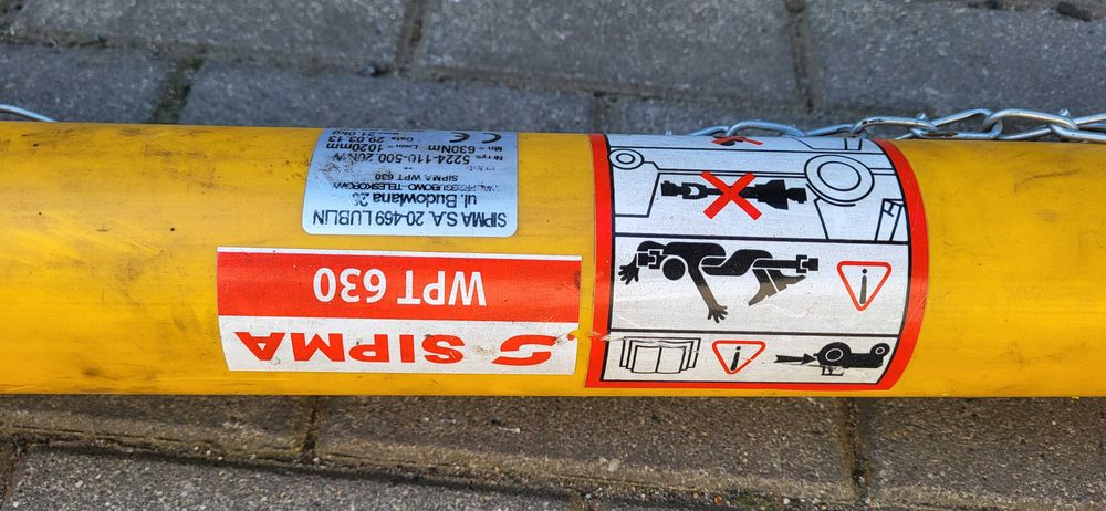 wałek WOM do łączenia maszyn