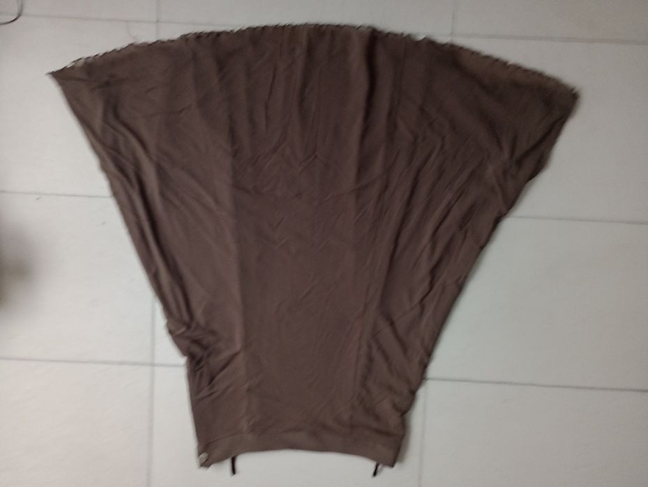 Brązowa wiralowa spódnica