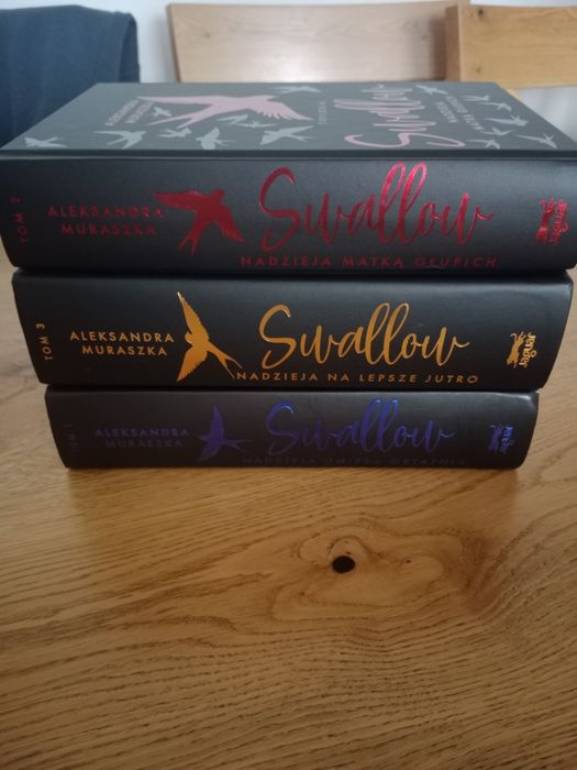 Trylogia Swallow Aleksandra Muraszka z autografem wyd. specjalne