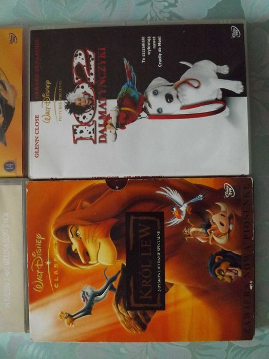 102 Dalmatyńczyki, Król Lew dvd bajka Imperial