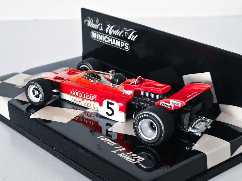 Model F1 Formuła 1 Lotus 72 World Champion 1970 J. Rindt 1/43 Minichamps