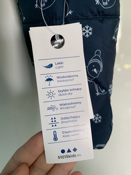 Kobinezon zimowy r.68