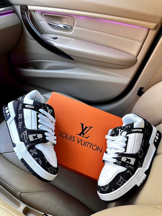 Кросівки Louis Vuitton Trainer Sneaker Black Кроссовки Луи Витон  36 - 45