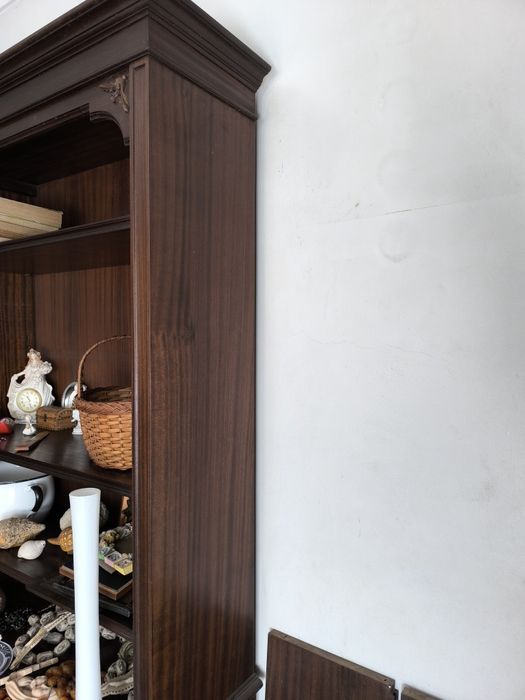 Estante de sala madeira antiga