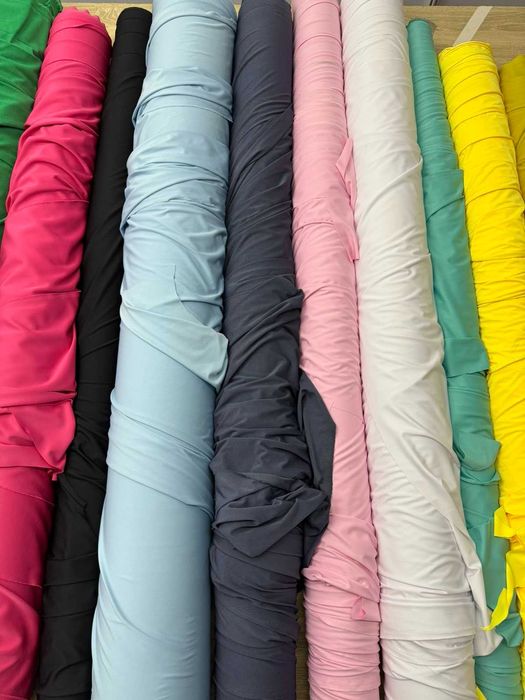 РОЗПРОДАЖ Тканин: Рібана, габардин, трикотаж, мікродайвінг, кашемір...