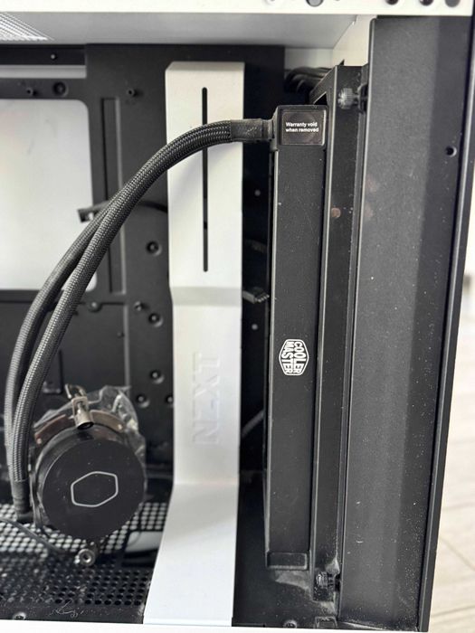 Корпус NZXT H510 Flow White з СВО Cooler Master MasterLiquid Lite 240