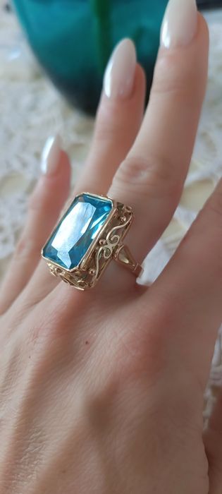 Pierścionek 585,  16,55 gr