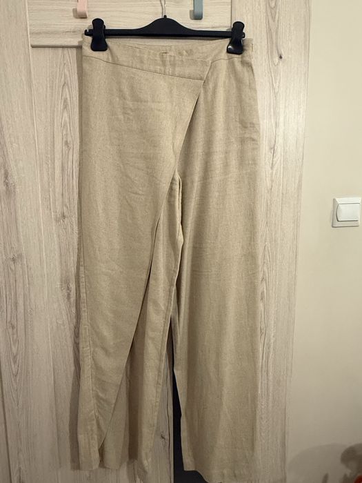 Spodnie Zara len-wiskoza rozm.38