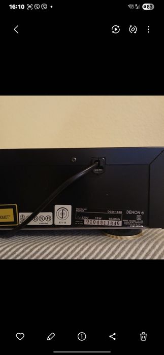Denon dcd 1460 качественный CD проигрователь .