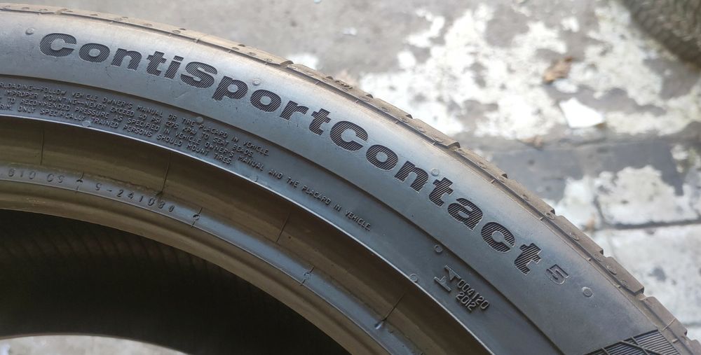 2x 235/45R19 Continental ContiSportContact 5 6,07mm 99V C/B/72dB