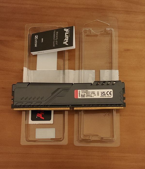 RAM 8GB (1x8GB) DDR4 FURY Beast Black (3 em stock)