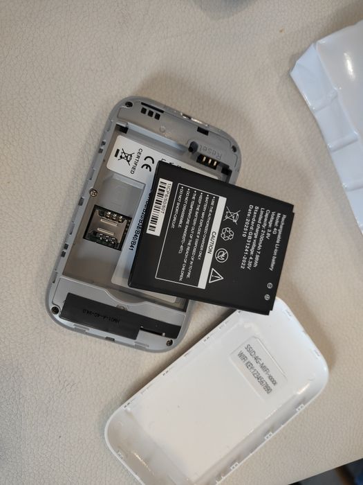 Router hotspot 4G/5G portátil com slot cartão SIM