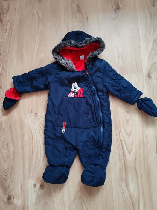 Kombinezon zimowy, jesienny Mickey Mouse, rozmiar 68