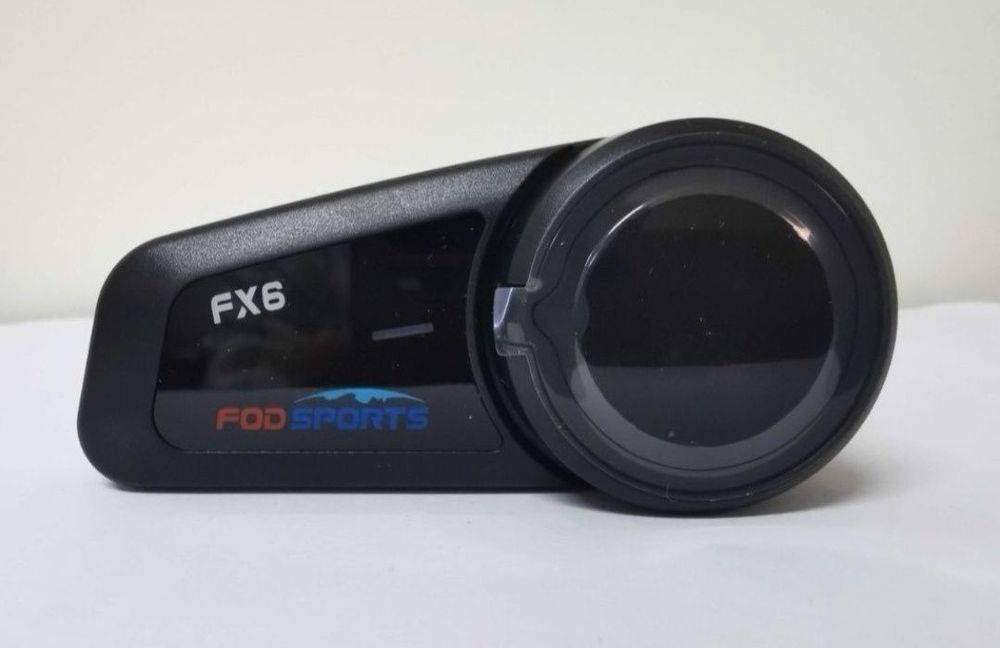 Auriculares/intercomunicadores Bluetooth/Capacete conferência 6 Motard