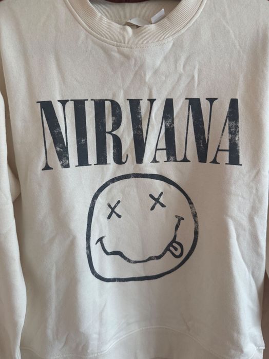 Bluza z napisem Nirvana H&M roz. S