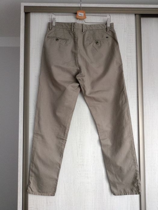 Spodnie męskie Massimo Dutti r. 40 chinosy r. M tapered fit