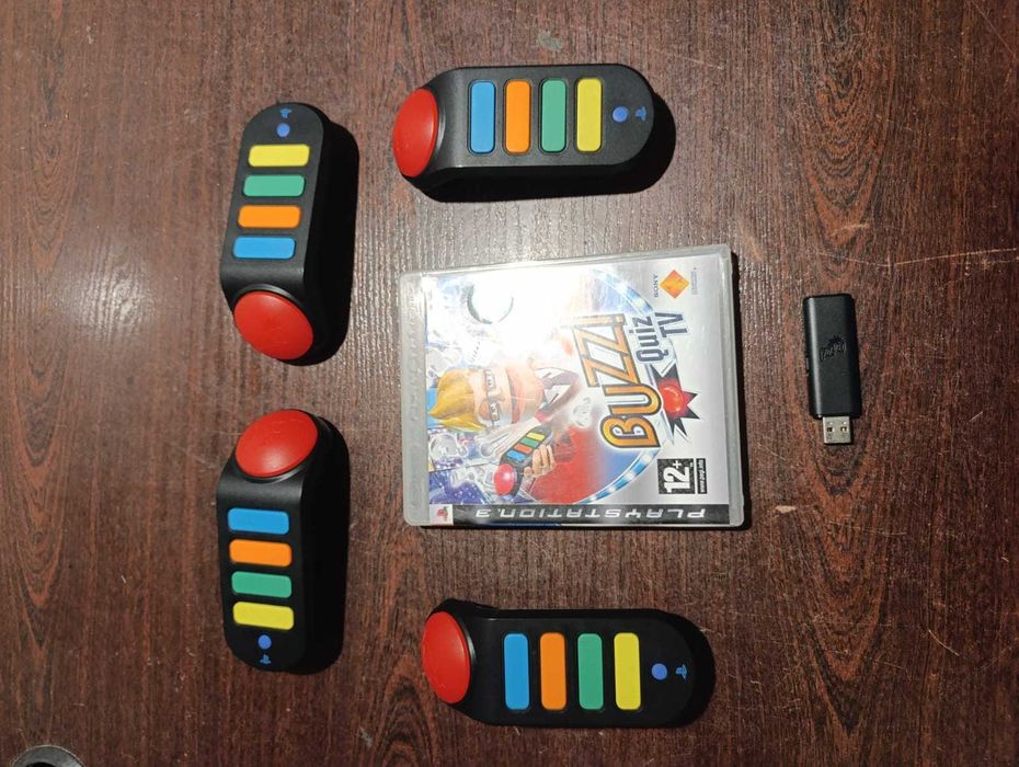 Buzzy bezprzewodowe wraz z Grą Quiz TV