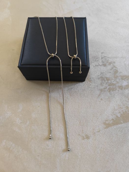 Naszyjnik+ bransoletka_kpl biżuterii_ minimalizm