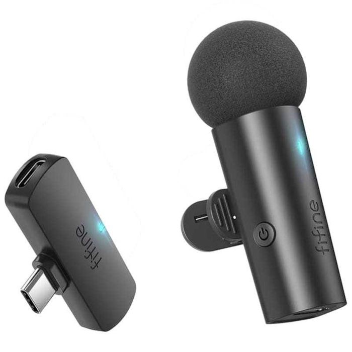 Microfone wireless FIFINE M6 - nunca usado - NA CAIXA