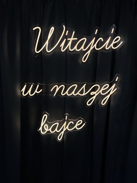 Neon witajcie w naszej bajce wynajem