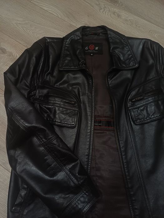 вінтажна кожана куртка (vintage)